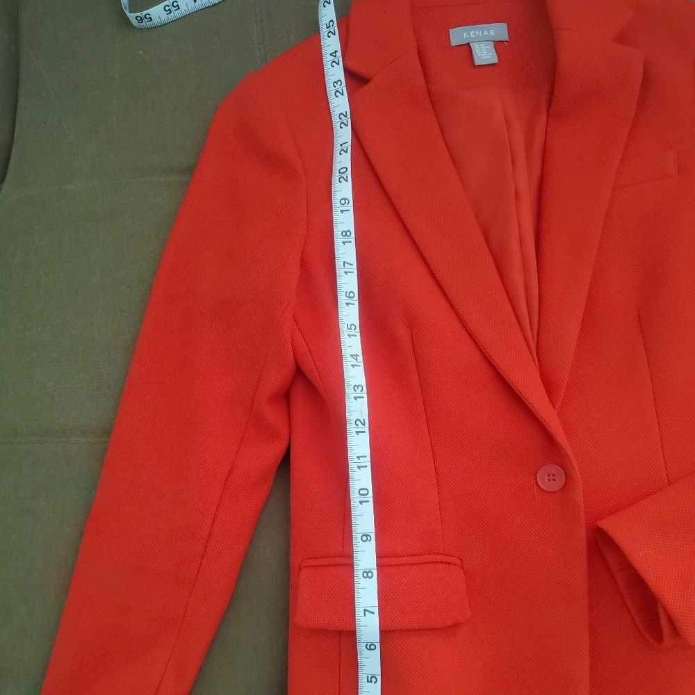 Kenar Single Button Waffle Weave Blazer - image 7